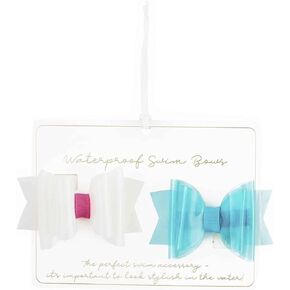 Mud Pie baby-girls Mud Pie Baby Girls' Small Swim Hair Bow Set Mud Pie Baby Girls' Small Swim Hair Bow Set in Kuwait