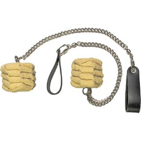 Fire Poi Set – 3 Inch Woven Kevlar MoonBlaze Heads – Set of 2 – Custom Length – Twist Link Chain – Flow, Spinning, Circus, Dance Prop – for Festivals & Performances in Kuwait