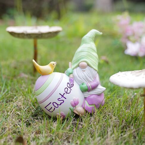 Newman House Studio Easter Decorations Family Bunny Figurines Spring-Decor - Resin Sitting Bunny Mom with Kids Tabletop Decorations for Home Farmhouse 3.5 * 1.5 * 4.5 inch in Kuwait