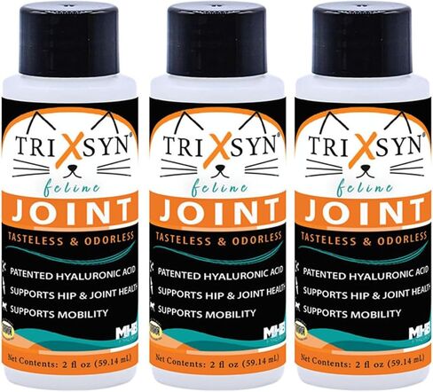 TRIXSYN Feline - يخفف الانزعاج بشكل طبيعي، ويعزز صحة المفاصل، ويدعم الحركة ووظيفة الغضروف للقطط، عبوة من 3 قطع تكفي لمدة 90 يومًا in Kuwait