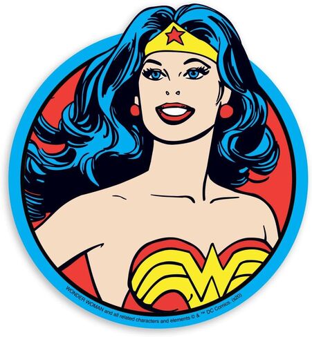 Paper House Productions DC Comics Classic Wonder Woman Portrait Die-Cut 3" Vinyl Sticker in Kuwait