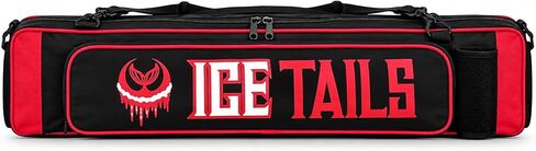 Ice Fishing Rod Tackle Bag 36.5" x 8" x 6" with Waterproof Bottom, Holds Ice Rods, Jig Boxes, Tip Ups, Reels & Ice Fishing Gear Storage Organizer in Kuwait