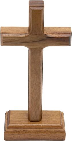 Intercession Standing Wooden Cross (10 inch) in Kuwait