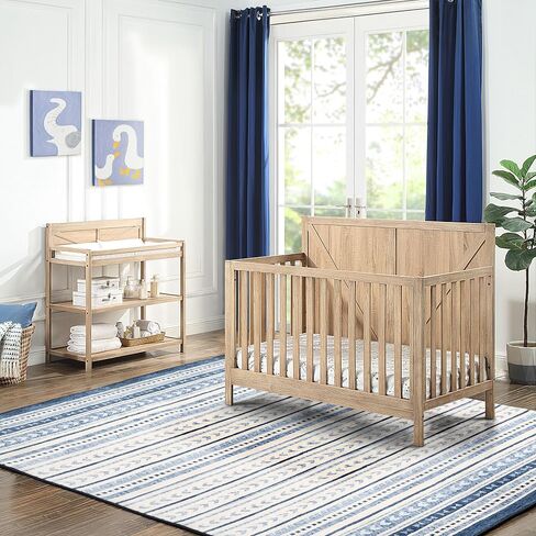 Suite Bebe Barnside 4-in-1 Convertible Crib in Washed Gray in Kuwait
