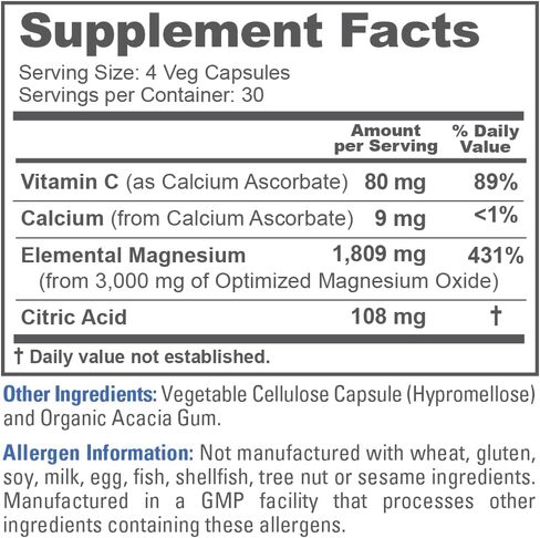 biophix Oxy-Lax 750 mg 120 Vcaps - Natural Magnesium Oxide Oxygen Based Colon Cleanse Gentle Laxative Supports Healthy Digestive Tract Regularity… in Kuwait