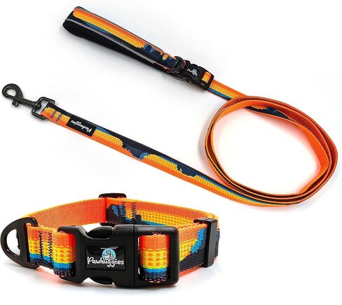 Gradient Color Dog Collar, Adjustable Pet Dog Collar for Large Dogs with Quick Release Buckle, Durable Breathable &Fade Resistant Dog Collar for Large Size Dogs,Gradient Blue in Kuwait