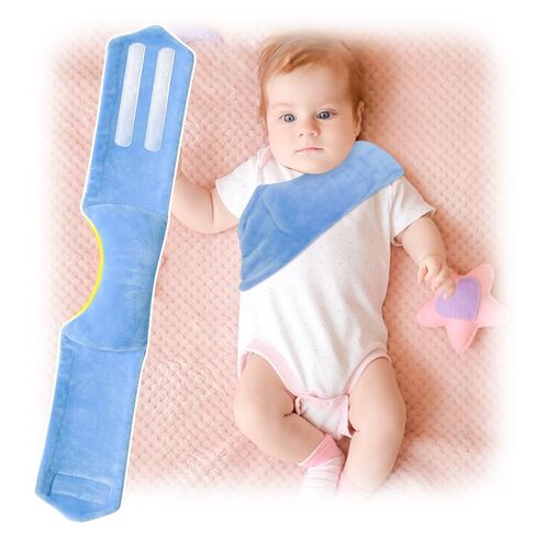 POWYS Torticollis Pillows for Infants Neck Support Newborn Toddler Car Seat Head Positioner for Traveling Sleeping Baby Kid Head Correction Adjustable Soft Cusion in Kuwait