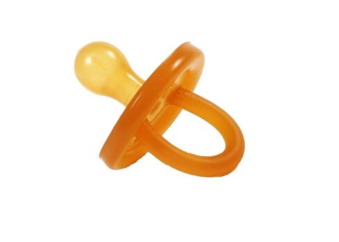 Sweetie Rubber Pacifier Natural Rubber Pacifier Rounded 2 Count (12-18 Month/Large) in Kuwait