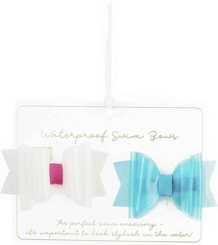 Mud Pie baby-girls Mud Pie Baby Girls' Small Swim Hair Bow Set Mud Pie Baby Girls' Small Swim Hair Bow Set in Kuwait