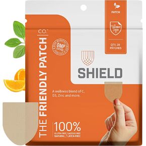 The Friendly Patch Shield Immune Patch - Vitamin D3, C & Zinc Patches - Wellness Patches - 28 Day Supply in Kuwait