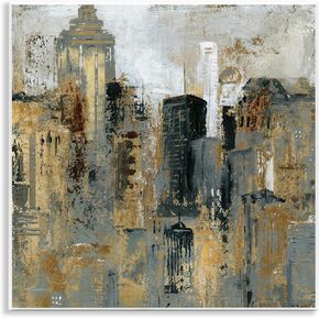Stupell Industries Abstract Cityscape Urban Buildings Modern Architecture, Design by Carol Robinson in Kuwait