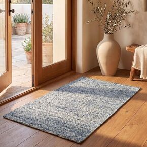 SAFAVIEH Natura Collection Area Rug - 7' Round, Camel & Grey, Handmade Wool, Ideal for High Traffic Areas in Living Room, Bedroom (NAT503C) in Kuwait