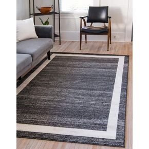 سجادة منطقة Loom Del Mar Collection الفريدة - ماريا (7' 1" × 10' مستطيلة، أزرق داكن/عاجي) in Kuwait