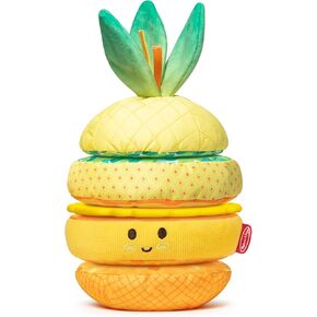 Melissa & Doug Pineapple Soft Stacker Sensory Toys for Babies 6-12 Months | Early Development & Activity Toys 6 Months+ Baby Toys | Soft Play Food Baby Toys 6 Months Plus | Baby Girl & Baby Boy Toys in Kuwait