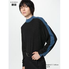 Uniqlo 3D Knit Mock Neck Sweater in Kuwait