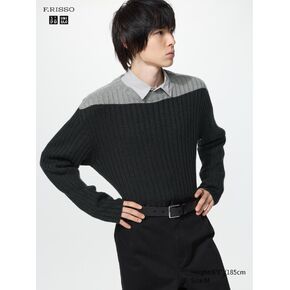 Uniqlo 3D Knit Boat Neck Sweater in Kuwait