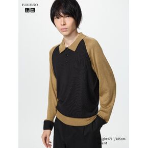 Uniqlo 3D Knit Polo Sweater in Kuwait