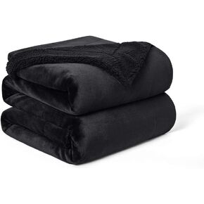 Walensee Sherpa Fleece Blanket (King Size 108"x90" Slate Blue) Plush Throw Fuzzy Super Soft Reversible Microfiber Flannel Blankets for Couch, Bed, Sofa Ultra Luxurious Warm and Cozy for All Seasons in Kuwait