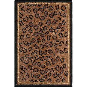 سجادة SAFAVIEH Chelsea Collection - 2'6" x 8'، أسود وبني، صوف ريفي فرنسي مُعلق يدويًا، مثالية للمناطق ذات حركة المرور العالية في غرفة المعيشة وغرفة النوم (HK15A) in Kuwait