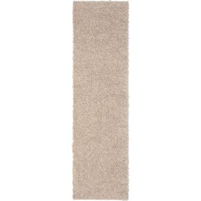 Well Woven Elle Basics | Emerson Shag Green | Textured Runner Rug 3x10 (2'7" x 9'6") in Kuwait