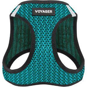 Voyager Step-In Air Dog Harness - All Weather Mesh Step in Vest Harness for Small and Medium Dogs by Best Pet Supplies - Black, XL in Kuwait