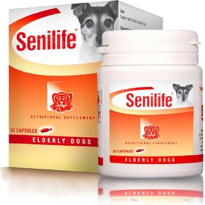 CEVA Animal Health D59010B Senilife Nutritional Supplement for Elderly Dogs- 30 capsules/ box in Kuwait