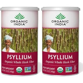 Organic India Organic Whole Husk Psyllium 12 Oz in Kuwait