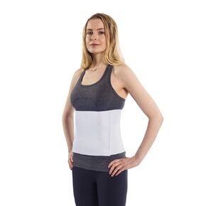 NYOrtho Plush Stomach Abdominal Binder - Soft Latex-Free Abdomen Wrap for Men and Women (30" - 45") 3 PANEL - 9" in Kuwait