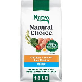 NUTRO NATURAL CHOICE Puppy Dry Dog Food, Chicken & Brown Rice Recipe Dog Kibble, 5 lb. Bag in Kuwait
