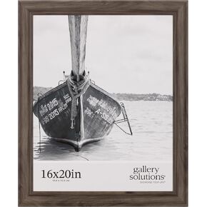 Gallery Solutions - 20"x30" - White Wood Wall Mount Poster Frame - Enhance Your Space with Large-Scale Art Display - Rectangular Wall Mount - Hanging Frame - Home Accents - Interior Design in Kuwait