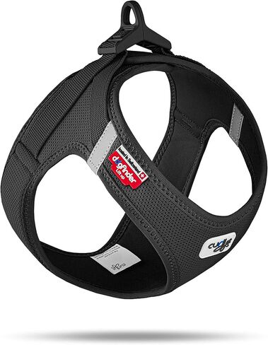 حزام Curli Vest Harness Clasp Air-Mesh للكلاب (ملحقات آمنة للكلاب، لا توجد نقاط ضغط، ملاءمة محسنة، حزام مزود بإبزيم مشبك مجعد) in Kuwait
