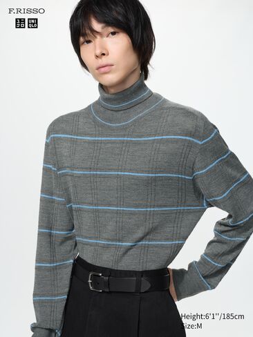 Uniqlo 3D Knit Turtleneck Sweater in Kuwait