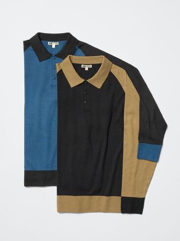 Uniqlo 3D Knit Polo Sweater in Kuwait