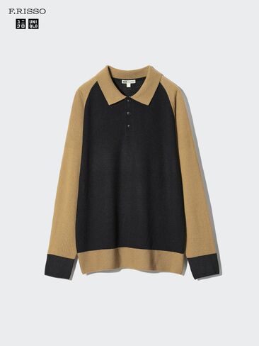 Uniqlo 3D Knit Polo Sweater in Kuwait
