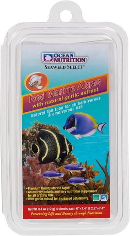 Ocean Nutrition Seaweed Selects Red Marine Algae Fish Food 10-Sheets 1.0-Ounces (30 Grams) in Kuwait