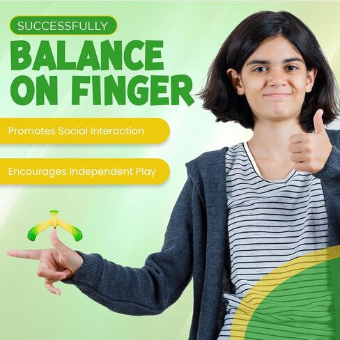 SENSORY4U Balancing Bird Set - One Dozen Party Pack Balance Birds - School Treasure Box or Party Favors Gifts for Kids - Physics Game Fine Motor Skills Toys. in Kuwait