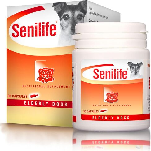 CEVA Animal Health D59010B Senilife Nutritional Supplement for Elderly Dogs- 30 capsules/ box in Kuwait