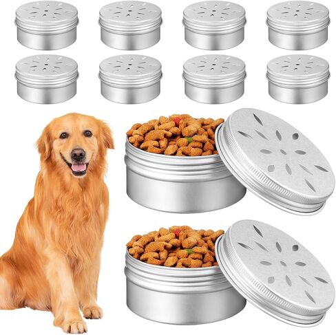 FRCOLOR 50 Pcs Nose Training Tool for Dog Jim Hodges Dog Training Dog Training Platform Dog Treadmills Dog Training Container Dog Scent Training Case Nose Work tin Work Dog Aluminum Thread in Kuwait