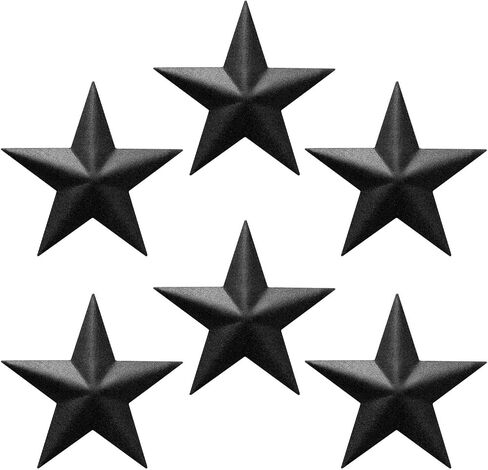EcoRise Dark Bronze Barn Star – Star Wall Décor, Metal Stars for Outside or Inside of House, Iron Texas Metal Star Rustic Vintage Western Country Home Farmhouse Wall Art Decorations (22") in Kuwait
