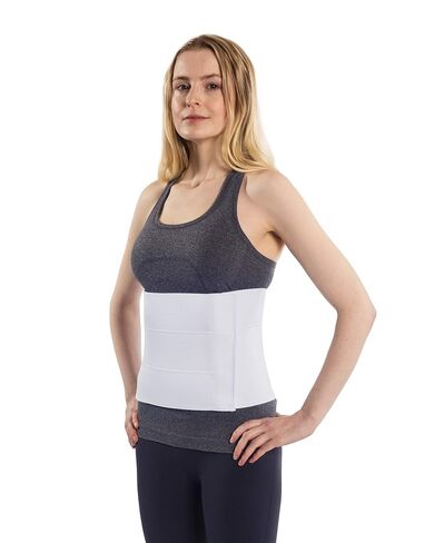 NYOrtho Plush Stomach Abdominal Binder - Soft Latex-Free Abdomen Wrap for Men and Women (30" - 45") 3 PANEL - 9" in Kuwait