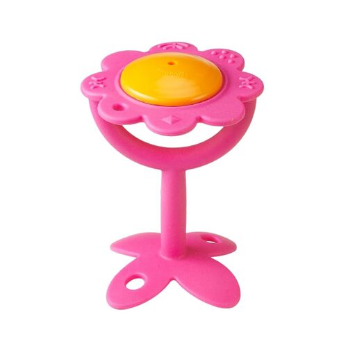 Innobaby Original Teethin' Smart EZ Grip Flower Teether Rattle and Sensory Toy for Babies and Toddlers. BPA Free Teether in Kuwait