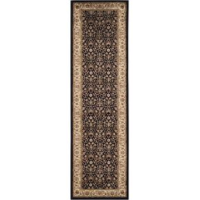 SAFAVIEH Lyndhurst Collection Accent Rug - 4' x 6', Black & Ivory, Traditional Oriental Design, Non-Shedding & Easy Care, Ideal for High Traffic Areas in Entryway, Living Room, Bedroom (LNH316B) in Kuwait