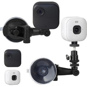 VVHOOY 2 Pack Gooseneck Twist Mount Compatible with Blink Mini Pan Tilt, Security Camera Stand Bracket Flexible Outdoor Indoor Cameras Mounting Bracket Adjustable Mount Without Tools(16.5in, White) in Kuwait