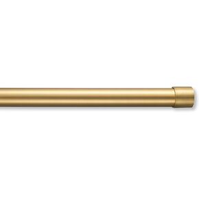 MODE Premium Collection 1" Diameter Curtain Rod Set with Modern Endcap Curtain Rod Finials and Steel Wall Mounted Adjustable Curtain Rod, Fits 36" to 72" Windows, Nickel in Kuwait
