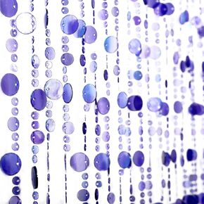 FlavorThings 3FTx6FT Faux Crystal Iridescent Acrylic Bubbles Beaded Curtain Doorway Curtains for Room Divider Closet Party Wedding Kids Bedroom Backdrop Decoration in Kuwait