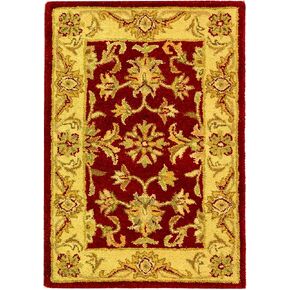 SAFAVIEH Antiquity Collection 2'3" x 4' Blue / Beige AT312A Handmade Traditional Oriental Premium Wool Accent Rug in Kuwait