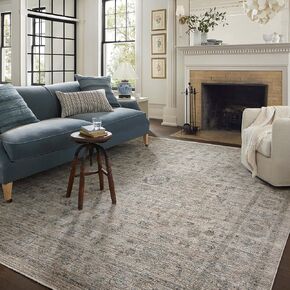 Loloi Jean Stoffer x Katherine Ocean/Coral 7'-10" x 10' Area Rug in Kuwait