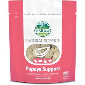 Oxbow Natural Science Papaya Support - High Fiber Supports Digestive Health in Small Animals, 1.16 oz. in Kuwait