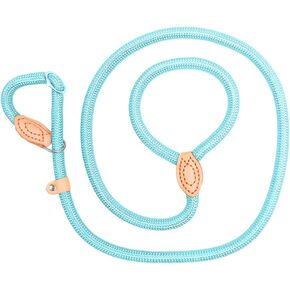 Dog Leash Slip Lead and Snap Hook Leash, Adjustable Heavy Duty 1/2" x 5 FT Braided Rope Durable No Pull Pet Strong Training Traffic Walking Lead Leash, Dog Slip Lead for Large Medium Dogs Small Puppy in Kuwait