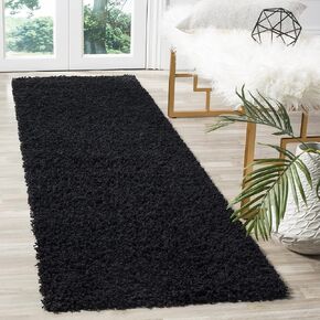 SAFAVIEH Athens Shag Collection Runner Rug - 2'3" x 8', Pink, Non-Shedding & Easy Care, 1.5-inch Thick Ideal for High Traffic Areas in Living Room, Bedroom (SGAS119P) in Kuwait